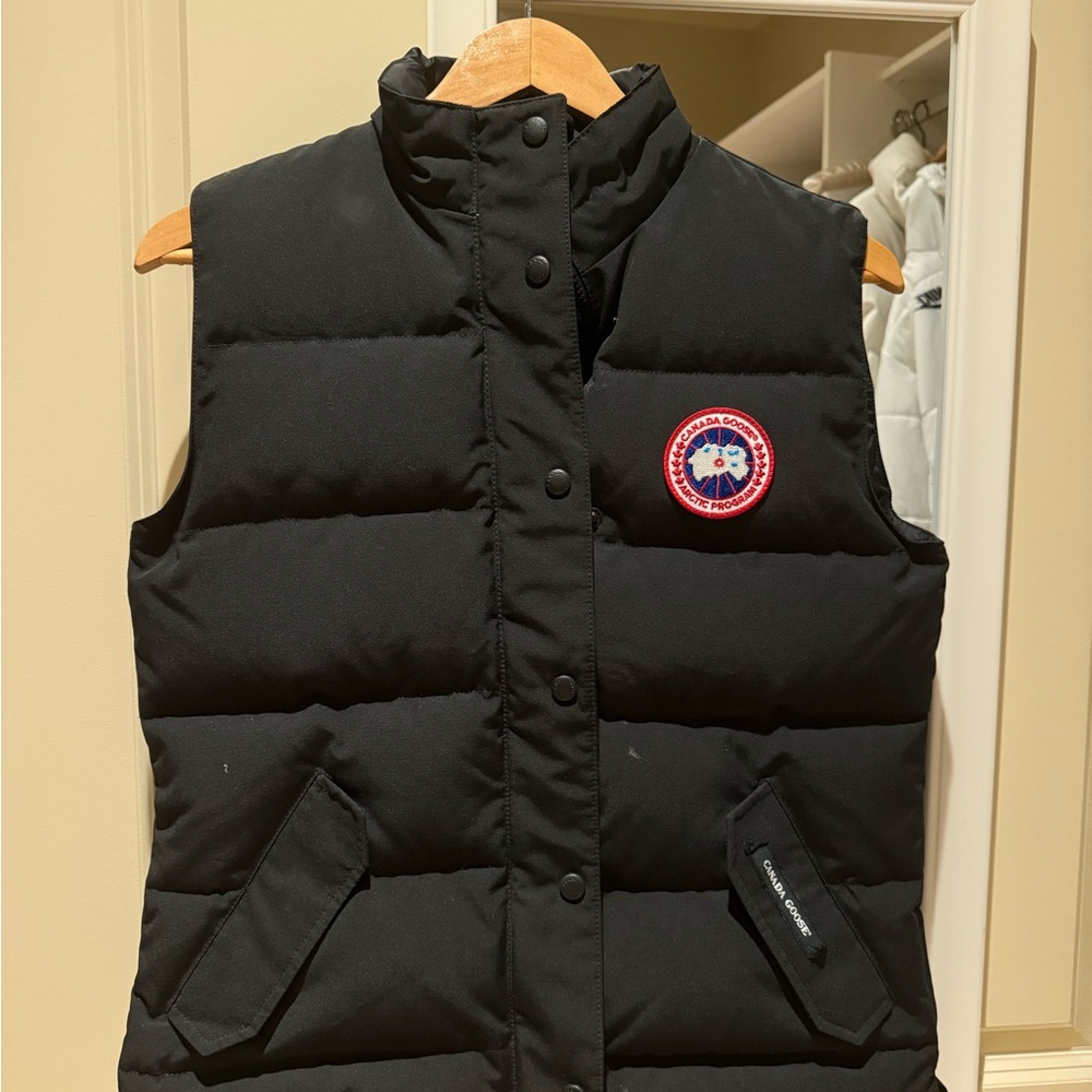 Canada Goose Black Quilted Down Vest